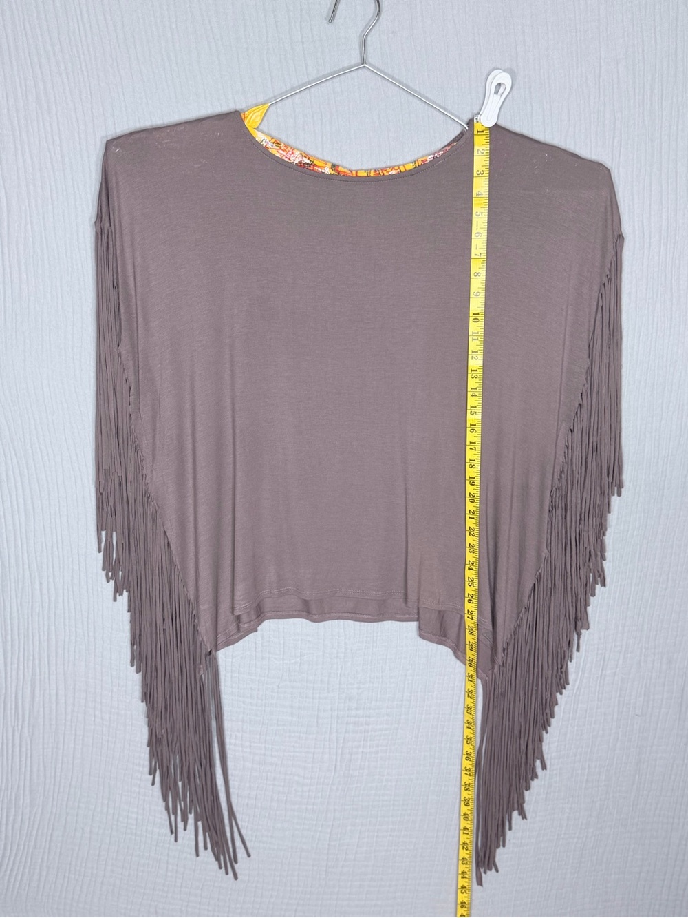 Three Bird Nest The Nest Showstopper Fringe Top NWT Boho Western Medium - Picture 6 of 9